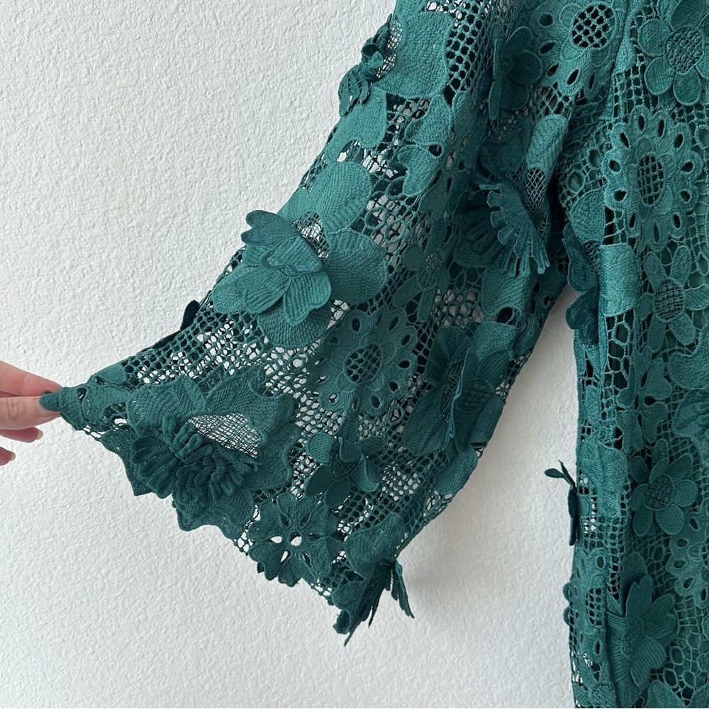 NWT J.MARIE The Seraphina Mini Dress in Green SZ S - Picture 5 of 11